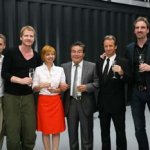 tom & christoph, miss monorom from etoy.CORPORATION, assistant minister byung hoon lee, counsellor raoul imbach, anton.