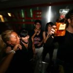 the seoul crew, who celebrated the grand opening by working and partying