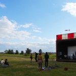 Their ongoing work at Tempelhofer Feld has seen the orchestration of several large events, including inviting other artists to come in for simultaneous installations, like the one above by Tracey Rose. Photo: Katharina Meissner / CREATE BERLIN