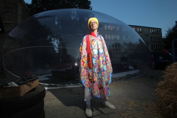 Dadara at REMAKE festival at PLATOON KUNSTHALLE Berlin, 2013. Courtesy of the artist.