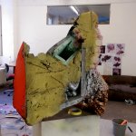 Martin Böttger's studio. Photo: Courtesy of the artist.