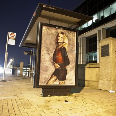 LONDON · Adbuster busted!