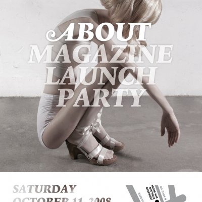 LAUNCH-PARTY of the latest PLATOON project:  ABOUT magazine
